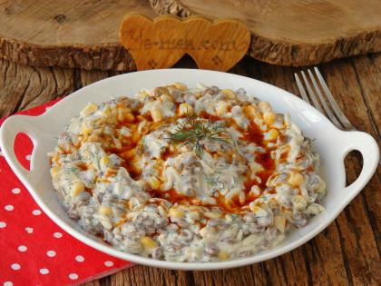 Yoğurtlu Yeşil Mercimek Salatası