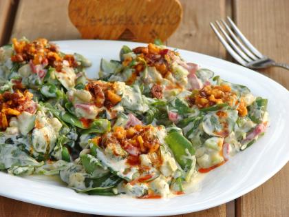 Kabaklı Semizotu Salatası