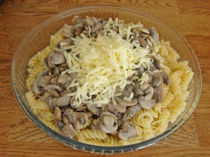 Kremalı Mantarlı Fırın Makarna