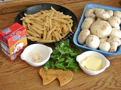 Mantarlı Kremalı Makarna