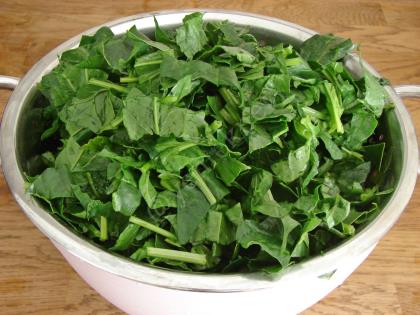 Pirinçli Ispanak Yemeği