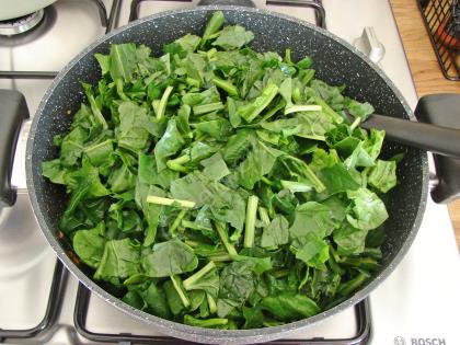 Pirinçli Ispanak Yemeği