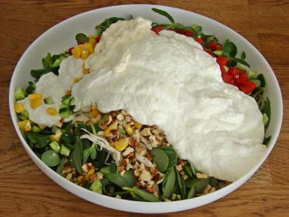 Tavuklu Semizotu Salatası