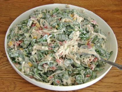 Tavuklu Semizotu Salatası