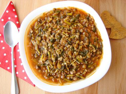 Yeşil Mercimekli Semizotu Yemeği