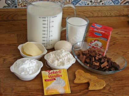 Çikolata Soslu Muhallebi