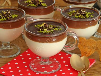 Çikolata Soslu Muhallebi