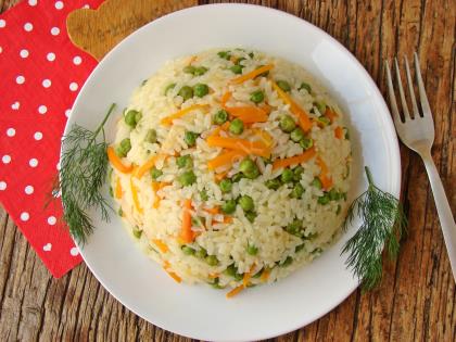 Havuçlu Bezelyeli Pilav