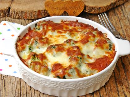 Fırında Brokoli Graten