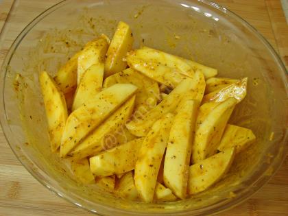 Fırında Hardal Soslu Patates