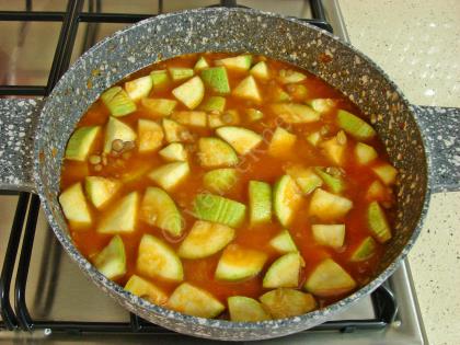 Mercimekli Kabak Yemeği