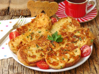 Peynirli Yumurtalı Ekmek Kızartması