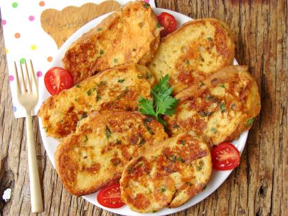 Peynirli Yumurtalı Ekmek Kızartması
