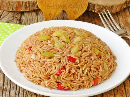 Pırasalı Arpa Şehriye Pilavı