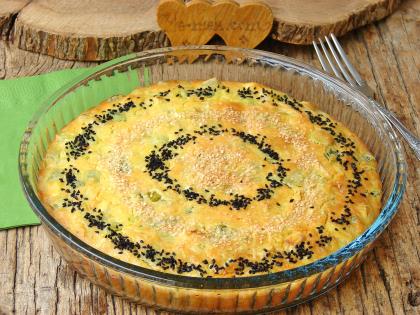 Pırasalı Mısır Unlu Kek