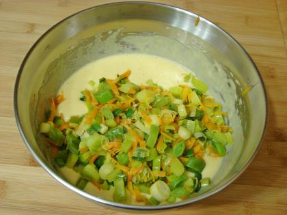 Pırasalı Mısır Unlu Kek