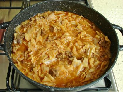 Etli Kapuska Yemeği