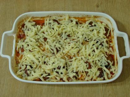 Fırında Sebzeli Soslu Mantar