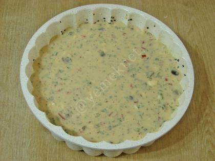 Peynirli Zeytinli Tuzlu Kek