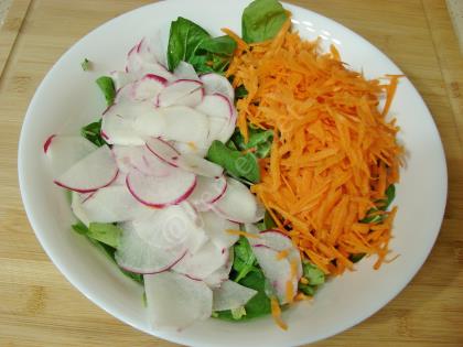 Havuçlu Turplu Roka Salatası
