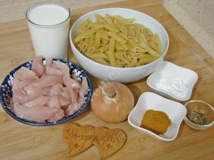 Kremasız Köri Soslu Makarna