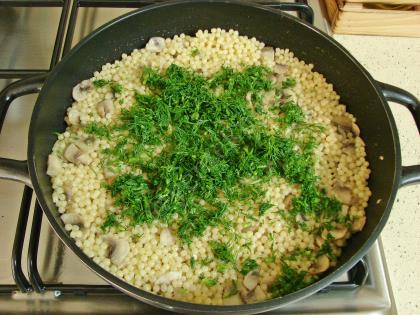 Mantarlı Kuskus Pilavı