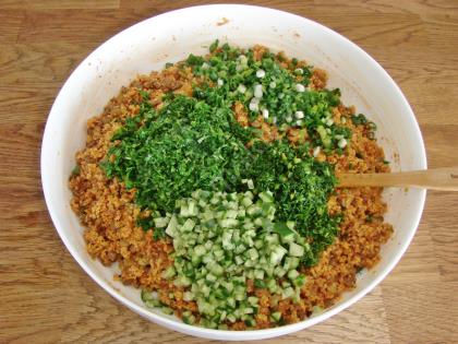 Yeşil Mercimekli Kısır