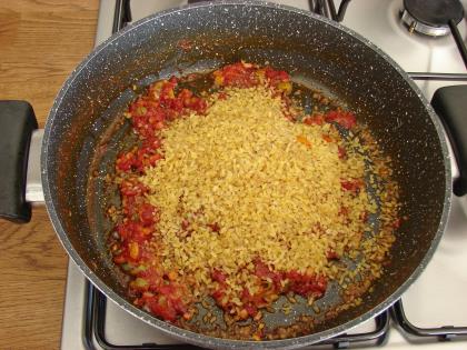 Asma Yapraklı Bulgur Pilavı