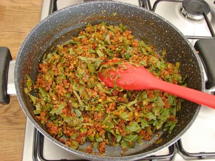 Asma Yapraklı Bulgur Pilavı