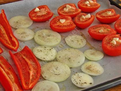 Közlenmiş Biberli Domates Çorbası