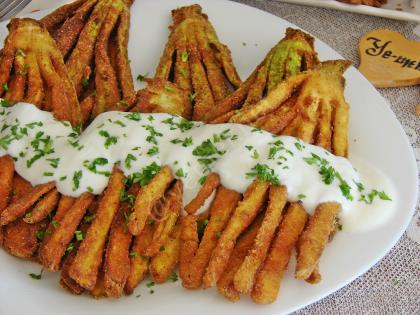 Yelpaze Kabak Kızartması