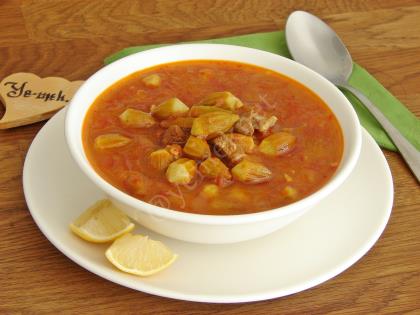 Taze Bamya Çorbası