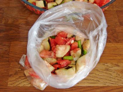 Buzlukta Patlıcan Saklama