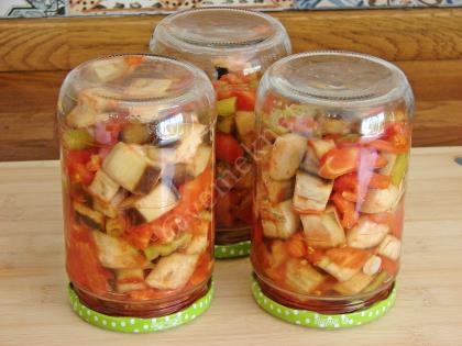 Çiğden Patlıcan Konservesi