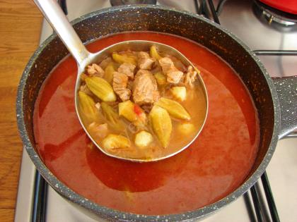 Etli Bamya Çorbası