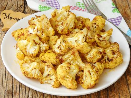 Fırında Baharatlı Karnabahar