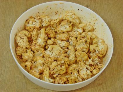 Fırında Baharatlı Karnabahar