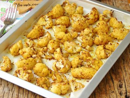 Fırında Baharatlı Karnabahar