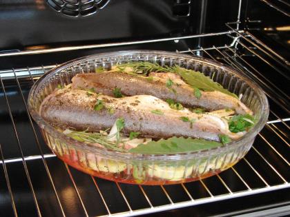 Fırında Mezgit Fileto