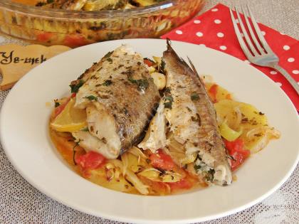 Fırında Mezgit Fileto