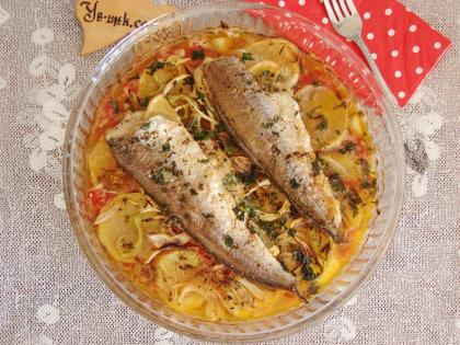 Fırında Mezgit Fileto