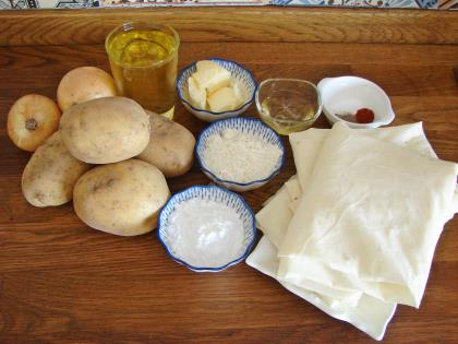 Patatesli Gül Böreği