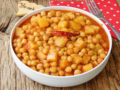 Patatesli Nohut Yemeği