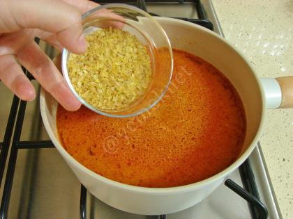 Bulgurlu Tarhana Çorbası