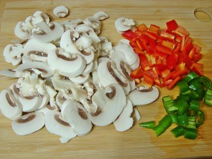 Mantarlı Biberli Omlet