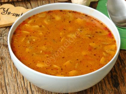 Mantarlı Tarhana Çorbası
