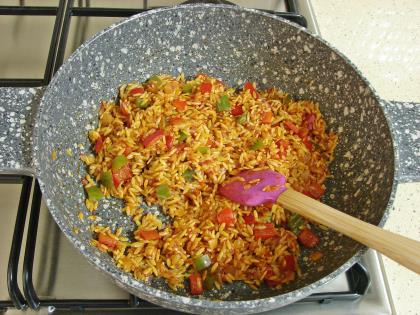 Patlıcanlı Şehriye Pilavı