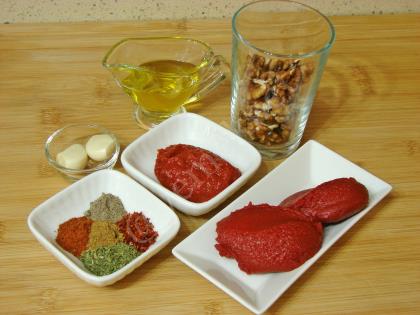 Acılı Cevizli Ezme