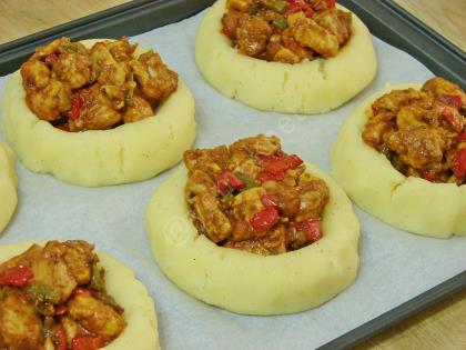 Patates Püresinde Tavuk Sote