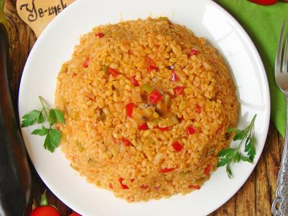 Salçalı Sebzeli Bulgur Pilavı